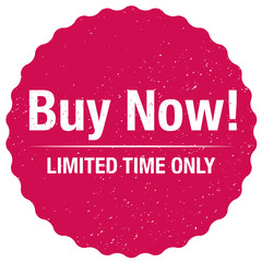 Buy Now Sticker - vector