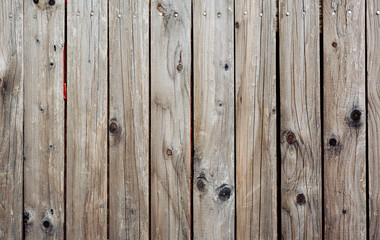Weathered Wood Fence; Vertical Boards Background Texture