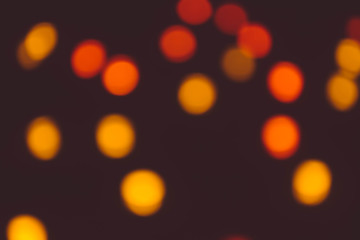 Abstract background of blurred lights.
