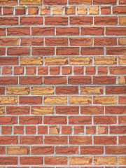 Brick Wall background wallpaper. backdrop. Red brick.