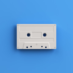Obraz premium Creative Idea Cassette Tape Minimal Concept Copy Space.