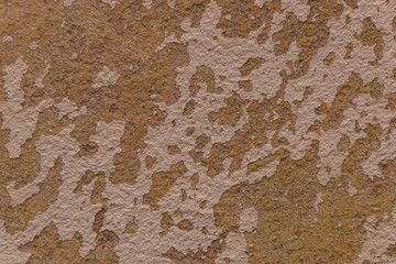 Cracked plaster old wall.