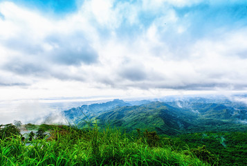 Fototapeta premium The view at Phu Thap Boek, Thailand
