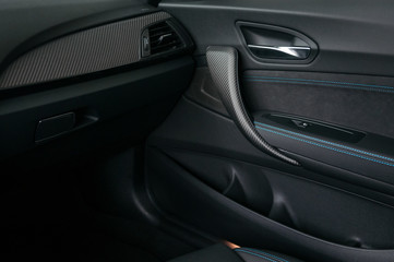 Fototapeta na wymiar Luxury car interior.