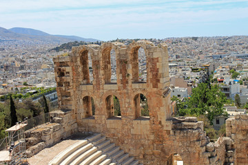 Fototapeta na wymiar Grèce, Acropole d'Athènes