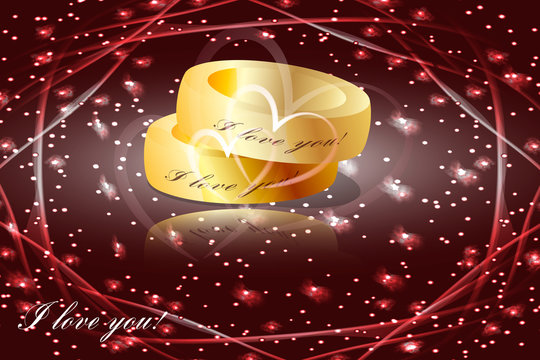 Fototapeta i love you