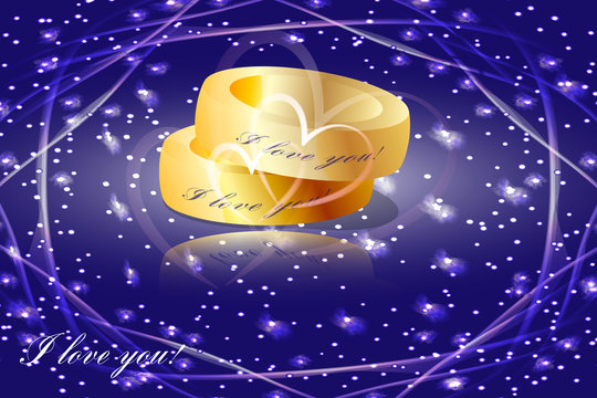 Fototapeta i love you