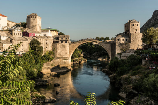 Stari Most, Mostar, Federation of Bosnia and Herzegovina, Bosnia and Herzegovina, Europe
