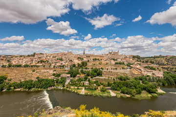 Fototapeta na wymiar Toledo, beside the Tagus River, Spain