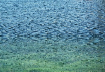 Blue And Green Ocean Wave Texture Pattern 