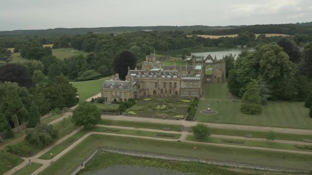 Aerial 15 of Newstead Abbey, Nottingham, UK