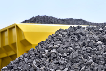 Raw materials crushed stones - 167792485