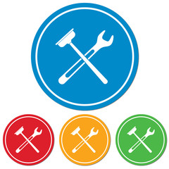 Plumbing work symbol icon