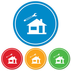 Plumbing work symbol icon