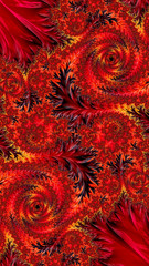Floral ornament - abstract digitally generated image