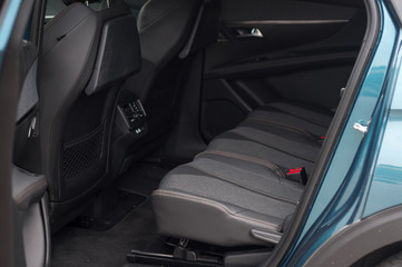 Rear seats in the new car.