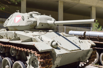 Former military tank