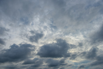 Dark storm clouds