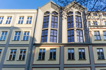 Beautiful street view of Traditional old buildings in Berlin