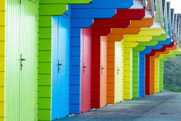 Fototapeta premium Beach huts