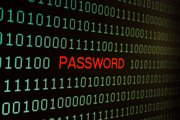 Computer hacker with digital tablet stealing data concept for network security system.
