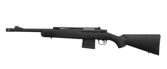 Gun rifle isolated on white