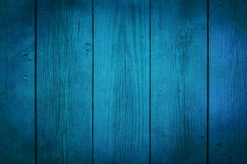 Fototapeta premium Blue Plank Background