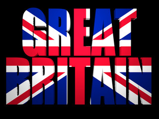 Great Britain 3D text