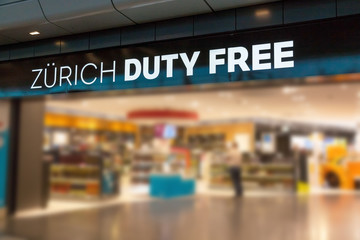 Zurich duty free shop