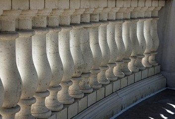 detail of a Renaissance style balustrade