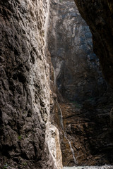 Wasserfall in der Gletscherschlucht, Grindelwald, Berner Oberland