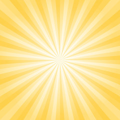 Abstract bright soft Yellow rays background. Vector EPS 10, cmyk.