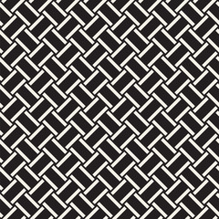 Crosshatch vector seamless geometric pattern. Crossed graphic rectangles background. Checkered motif. Seamless texture of crosshatched bold lines. Trellis simple fabric print.