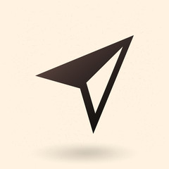 Vector Icon Compass Arrow Cursor