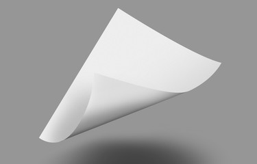 Company Branding Mockup, Letterhead A4, isolated