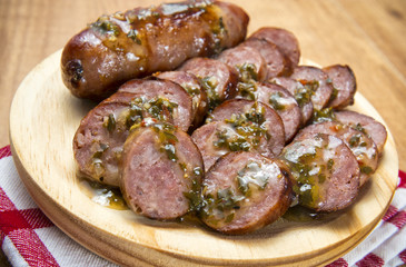 Criollo con chimichurri