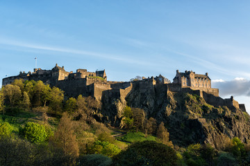 Fototapeta na wymiar View of Edinburgh Castle, Scotland.