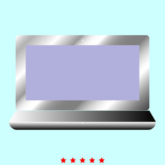 Laptop  it is color icon .
