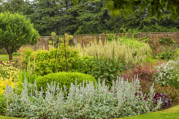 Enclosed English garden