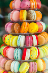 Pyramid of macarons
