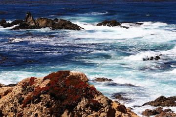 Pacific Ocean bay of Big Sur, Monterey