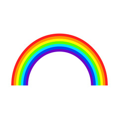 Rainbow. Vector.