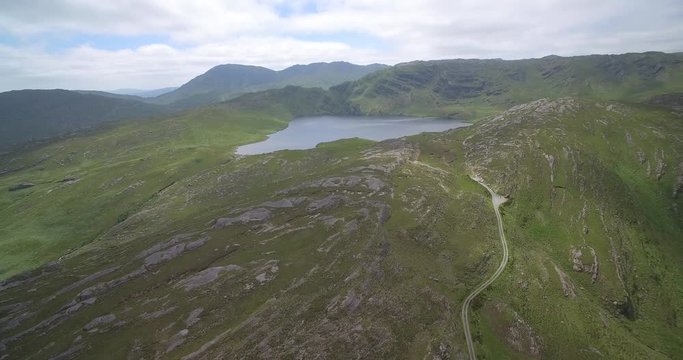 Aerial, Barley Lake, County Cork, Ireland - Native Version