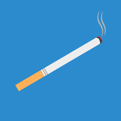 Cigarette. Vector.