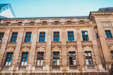 Old neoclassical design building used for office