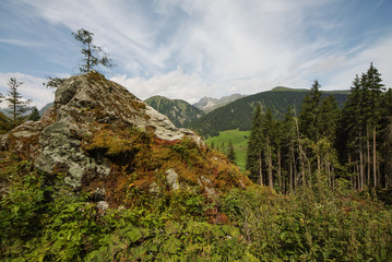 Tettensjoch in Austrian Alps