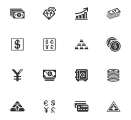 Business icons set