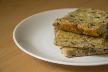 Mushroom and hulled grain “Kuba”, czech tradicion christmas food