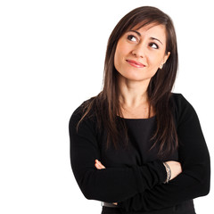 Fototapeta premium Thoughtful woman