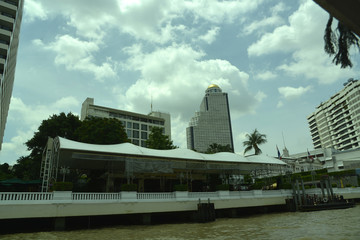 Bangkok, Chao Praya, Skyline, Klongs